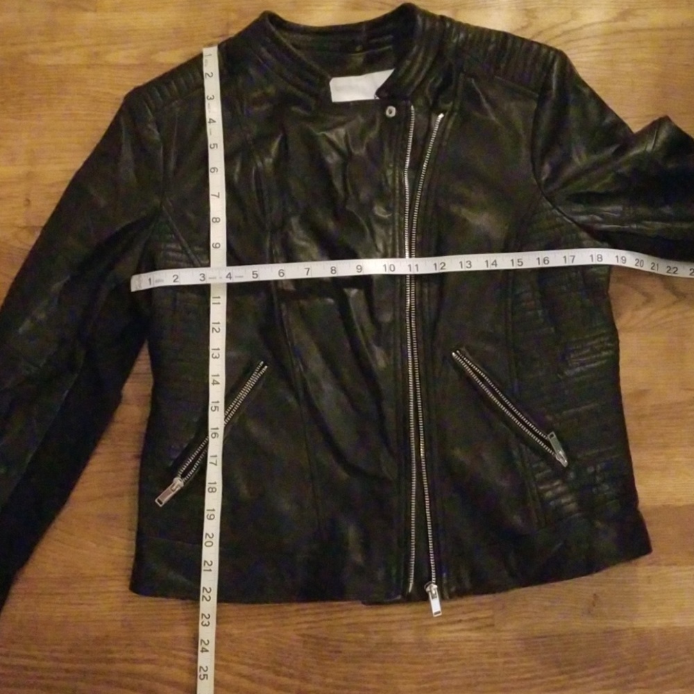 🎉HP🎉 Faux Leather Moto Jacket - Picture 2 of 8